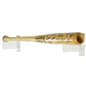 Baseball Bat Display, Horizontal Wall Mount Brackets, Set of 2, Acrylic - Clear