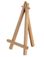 Miniature Wooden Easel for Small Displays Miniature Wooden Easel