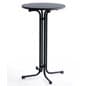 27 x 47 Round Cocktail Table - Black