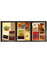 Indoor Enclosed Tackboard With Swinging Doors enclosed cork boards