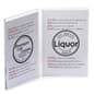 Acrylic Countertop Sign Holder, Top Insert, 2-Sided Design - Clear