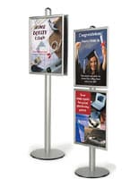 FORTE 22" x 28" Sign Display Stand: 2 frames sign display stand