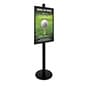 Floor Standing Poster Holder, Snap Frame, Single-Sided, Round Base