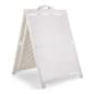 36" x 48" A-Frame Sidewalk Sign Stand, Double Sided, Rolling Base - White