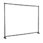 8'H x 10'W Step and Repeat Adjustable Aluminum Tube Frame - Black
