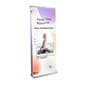Retractable Banner Stand w/ (2) Custom Graphics, Multiple Width Options - Silver