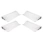 20’ x 10’ Rollable Carpet Kit, Set of (4) 5' x 10' Strips, 32-Oz. Nylon – White