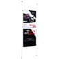 22 x 28 Sign Holders with Ceiling-to-Floor Cable - Clear