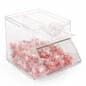 1 Gallon Acrylic Candy Bin w/ Slide-In Door & Scoop - Clear