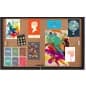 Enclosed Cork Board with Locking Doors