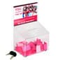 Recycled Acrylic Ballot Box w/ 8.5 x 6 Header & Lock - Clear