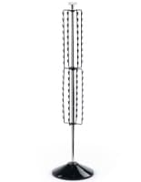 Floorstanding spring clip merchandiser for convenience stores Spring Clip Merchandiser