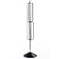 Floorstanding Chip Bag Mechandiser w/ Header, Rotating, 72 Clips - Black