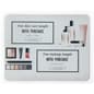 8.5” x 11” Counter Mat with Custom UV Printing, Non-Skid Rubber Backing