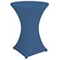 31 x 42 Round Spandex Cocktail Table Cover, Stretch Fit Design - Solid Color