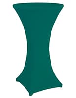 This Forest Green Stretch Highboy Cover is Designed to Prevent Wrinkles for a Clean Appearance Forest green stretch highboy cover with wrinkle-free fabric