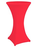 This Red Stretch Highboy Cover is Designed to Prevent Wrinkles for a Clean Appearance Red stretch highboy cover with wrinkle-free fabric