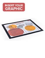 16 x 20 Store Counter Mat is Clear Clear 16 x 20 Store Counter Mat