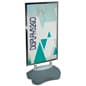 Sidewalk Sign w/ Sign Board, 2-Sided Custom UV Printing, Fillable Base - Gray