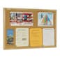 Cork Bulletin Board with Wooden Frame - Oak