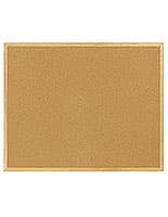 Bulletin Board: Natural Oak Frame Bulletin Board
