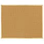 60 x 48-Inch Cork Bulletin Board with Wooden Frame - Oak