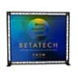 10’ x 8’ Aluminum Trade Show Truss Booth w/ Single Sided Custom Graphic - Black