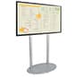 LG Monitor w/ 4K UHD & Embedded Media Player, Stationary Base - Silver