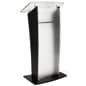 Wood Podium w/ Frosted Acrylic Front Panel & Reading Surface