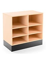 36" Sales Counter, ADA-Compliant, Open Storage ADA-compliant sales counter ships fully assembled