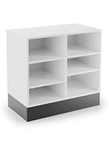 36" Sales Counter, ADA-Compliant, Open Storage ADA-compliant sales counter conforms to accessibility standards