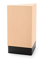 20" Cash Wrap Corner Filler, Flat Top, Triangular Design Corner filler sales counter ships assembled for immediate use