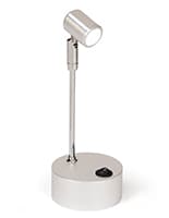 Place These Sliver LED Display Cases Spotlights in Curio Cabinets to Highlight Treasures Aluminum display case spotlights