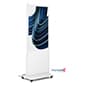 43"-75" Non-Touch Digital Poster Kiosk, Single Sided, Android OS, Caster Wheels