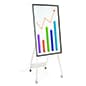 Samsung 55" Flip Pro Touch Screen Whiteboard, 4K, 20pt IR, Rotating, Wheels - White