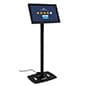 22" Digital Touch Screen Signage, Floor Standing, Speakers, Android 7.1 OS - Black