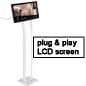 21.5" Digital Photo Frame w/ Floor Stand - Includes 100+ Free Content Templates