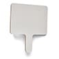 8 x 9.75 Write-On Paddle Boards, Dry Erase, Single Sided, Set of 24 - White