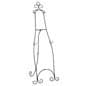 Floor Easel with Ornate Details, Height Adjustable Pegs, 27 x 71-1/4 inches