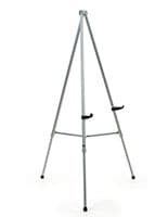 This Portable Silver Tripod Easel Is Made From Lightweight Aluminum So You Can Travel With Ease Portable silver tripod easel with lightweight portability