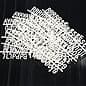 Letter Set, (2) Sheets - White