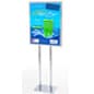 Floor Standing Sign Holder, Top Insert, Double-Sided