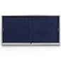 72 x 36 Enclosed Bulletin Board w/ Sliding Doors, Locking