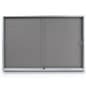 72 x 48 Enclosed Bulletin Board w/ Sliding Doors, Locking
