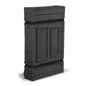 27 x 44 Storage Case with Wheels for Trade Show Exhibits - Black
