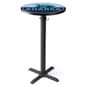 Cocktail Table with Custom Printed Top, Square or Round - Multiple Sizes