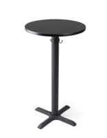 Adjustable Stool w/ Leatherette Seat, 360° Swivel, Backrest, Set of 2 - White