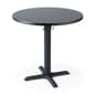 30”w x 30”h Round Cocktail Table – Black