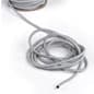 QueuePole Slim 50' Elastic Barrier Cord - Gray
