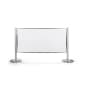 60" x 30" Acrylic Insert Panel for Post & Panel Barrier - Clear